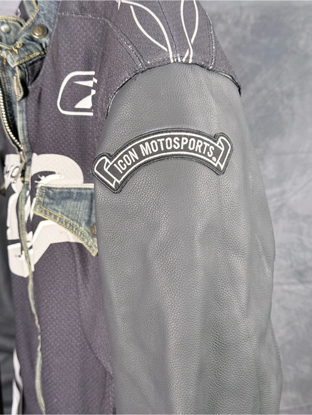 Icon Custom Men’s Heavy Duty Racing Jacket - Picture 3 of 5